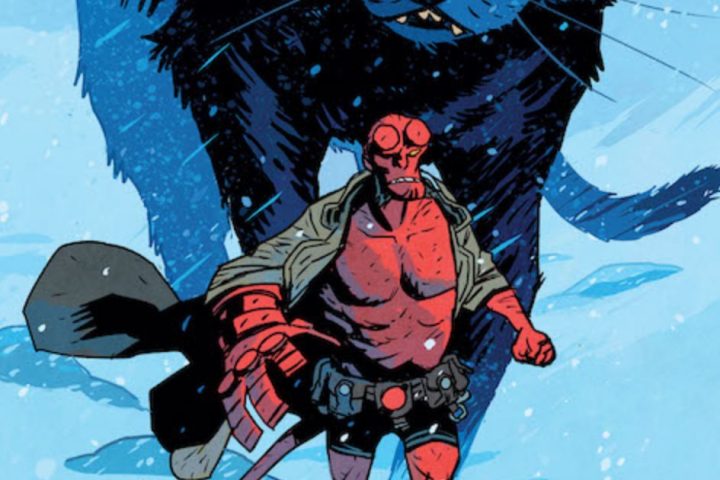 Hellboy Takes on the Yule Cat in 2023 Winter Special