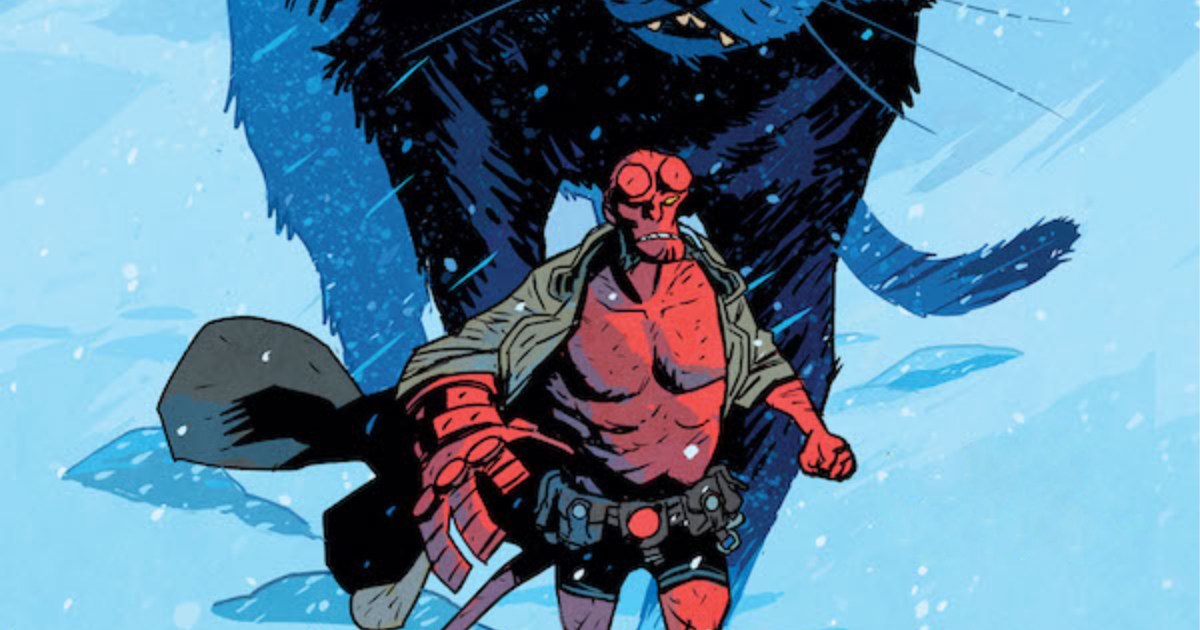 Hellboy Takes on the Yule Cat in 2023 Winter Special