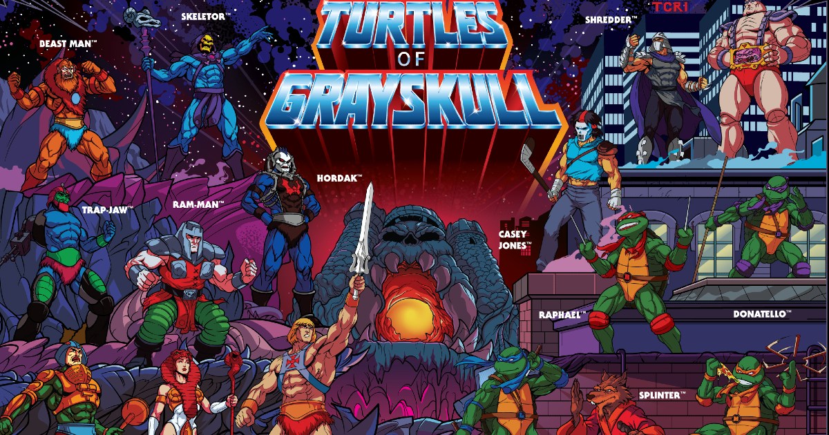 He-Man and TMNT Unite to Create Turtles of Grayskull Figures