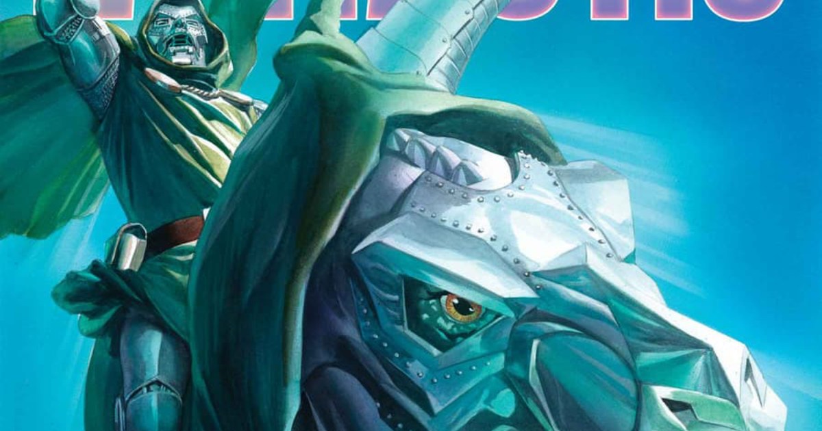 Doctor Doom Confronts Dinosaur Variant in Sneak Peek of Fantastic Four #13