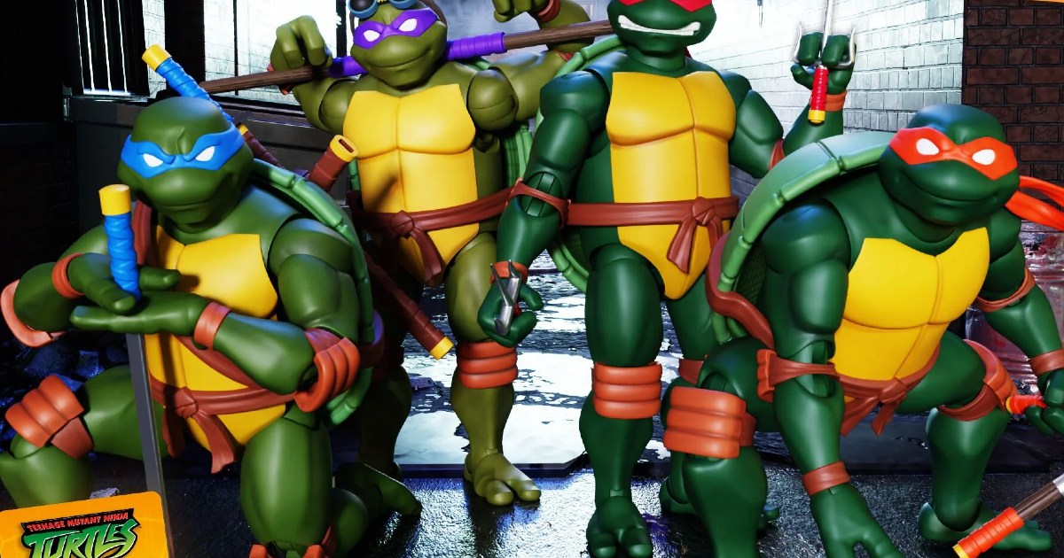 Super7 Introduces 2003 TMNT Figures with Enhanced Articulation Features