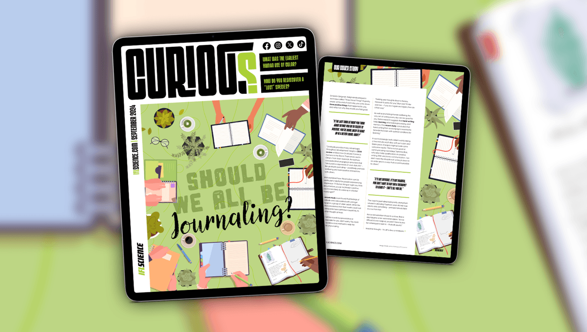 Issue 26 of CURIOUS Explores the Benefits of Journaling for Everyone