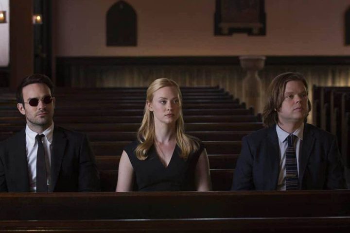Charlie Cox’s Matt Murdock Reunites with Foggy and Karen in New Daredevil: Born Again Photo